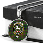 Cochrane Clan Scotland Tartan Plaid Circle Pendant Necklace Jewelry Gift For Women,Gold Circle Necklace,Gold Necklace,Gold Necklace For Women,Necklaces Jewelry For Women,Silver Circle Necklace,Silver Necklace,Sterling Silver Necklace,Tartan Crest Circle Necklaces