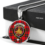 MacGillivray Modern Clan Scotland Tartan Plaid Circle Pendant Necklace Jewelry Gift For Women,Gold Circle Necklace,Gold Necklace,Gold Necklace For Women,Necklaces Jewelry For Women,Silver Circle Necklace,Silver Necklace,Sterling Silver Necklace,Tartan Crest Circle Necklaces