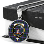 Guthrie Modern Clan Scotland Tartan Plaid Circle Pendant Necklace Jewelry Gift For Women,Gold Circle Necklace,Gold Necklace,Gold Necklace For Women,Necklaces Jewelry For Women,Silver Circle Necklace,Silver Necklace,Sterling Silver Necklace,Tartan Crest Circle Necklaces
