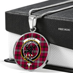 Little Clan Scotland Tartan Plaid Circle Pendant Necklace Jewelry Gift For Women,Gold Circle Necklace,Gold Necklace,Gold Necklace For Women,Necklaces Jewelry For Women,Silver Circle Necklace,Silver Necklace,Sterling Silver Necklace,Tartan Crest Circle Necklaces
