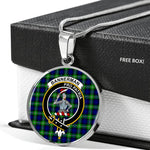 Bannerman Clan Scotland Tartan Plaid Circle Pendant Necklace Jewelry Gift For Women,Gold Circle Necklace,Gold Necklace,Gold Necklace For Women,Necklaces Jewelry For Women,Silver Circle Necklace,Silver Necklace,Sterling Silver Necklace,Tartan Crest Circle Necklaces