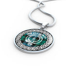 Morgan Tartan Gold Circle Necklace,Gold Necklace,Gold Necklace For Women,Necklaces Jewelry For Women,Silver Circle Necklace,Silver Necklace,Sterling Silver Necklace,Tartan Crest Circle Necklaces,tartan jewelry necklace,tartan necklaces,tartan plaid necklace