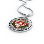 MacGregor Tartan Gold Circle Necklace,Gold Necklace,Gold Necklace For Women,Necklaces Jewelry For Women,Silver Circle Necklace,Silver Necklace,Sterling Silver Necklace,Tartan Crest Circle Necklaces,tartan jewelry necklace,tartan necklaces,tartan plaid necklace