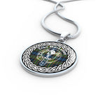 MacLellan Tartan Gold Circle Necklace,Gold Necklace,Gold Necklace For Women,Necklaces Jewelry For Women,Silver Circle Necklace,Silver Necklace,Sterling Silver Necklace,Tartan Crest Circle Necklaces,tartan jewelry necklace,tartan necklaces,tartan plaid necklace