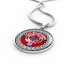 MacDougall Tartan Gold Circle Necklace,Gold Necklace,Gold Necklace For Women,Necklaces Jewelry For Women,Silver Circle Necklace,Silver Necklace,Sterling Silver Necklace,Tartan Crest Circle Necklaces,tartan jewelry necklace,tartan necklaces,tartan plaid necklace