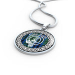 Keith Tartan Gold Circle Necklace,Gold Necklace,Gold Necklace For Women,Necklaces Jewelry For Women,Silver Circle Necklace,Silver Necklace,Sterling Silver Necklace,Tartan Crest Circle Necklaces,tartan jewelry necklace,tartan necklaces,tartan plaid necklace