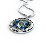 Ingram Tartan Gold Circle Necklace,Gold Necklace,Gold Necklace For Women,Necklaces Jewelry For Women,Silver Circle Necklace,Silver Necklace,Sterling Silver Necklace,Tartan Crest Circle Necklaces,tartan jewelry necklace,tartan necklaces,tartan plaid necklace