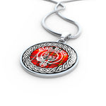 Bruce Tartan Gold Circle Necklace,Gold Necklace,Gold Necklace For Women,Necklaces Jewelry For Women,Silver Circle Necklace,Silver Necklace,Sterling Silver Necklace,Tartan Crest Circle Necklaces,tartan jewelry necklace,tartan necklaces,tartan plaid necklace