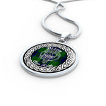Dixon Tartan Gold Circle Necklace,Gold Necklace,Gold Necklace For Women,Necklaces Jewelry For Women,Silver Circle Necklace,Silver Necklace,Sterling Silver Necklace,Tartan Crest Circle Necklaces,tartan jewelry necklace,tartan necklaces,tartan plaid necklace