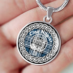 Napier Tartan Gold Circle Necklace,Gold Necklace,Gold Necklace For Women,Necklaces Jewelry For Women,Silver Circle Necklace,Silver Necklace,Sterling Silver Necklace,Tartan Crest Circle Necklaces,tartan jewelry necklace,tartan necklaces,tartan plaid necklace