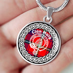 Haig Tartan Gold Circle Necklace,Gold Necklace,Gold Necklace For Women,Necklaces Jewelry For Women,Silver Circle Necklace,Silver Necklace,Sterling Silver Necklace,Tartan Crest Circle Necklaces,tartan jewelry necklace,tartan necklaces,tartan plaid necklace