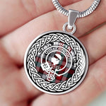 Borthwick Tartan Gold Circle Necklace,Gold Necklace,Gold Necklace For Women,Necklaces Jewelry For Women,Silver Circle Necklace,Silver Necklace,Sterling Silver Necklace,Tartan Crest Circle Necklaces,tartan jewelry necklace,tartan necklaces,tartan plaid necklace