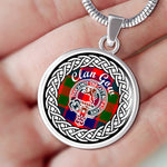 Gow Tartan Gold Circle Necklace,Gold Necklace,Gold Necklace For Women,Necklaces Jewelry For Women,Silver Circle Necklace,Silver Necklace,Sterling Silver Necklace,Tartan Crest Circle Necklaces,tartan jewelry necklace,tartan necklaces,tartan plaid necklace