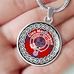 MacDougall Tartan Gold Circle Necklace,Gold Necklace,Gold Necklace For Women,Necklaces Jewelry For Women,Silver Circle Necklace,Silver Necklace,Sterling Silver Necklace,Tartan Crest Circle Necklaces,tartan jewelry necklace,tartan necklaces,tartan plaid necklace
