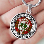 Cameron Tartan Gold Circle Necklace,Gold Necklace,Gold Necklace For Women,Necklaces Jewelry For Women,Silver Circle Necklace,Silver Necklace,Sterling Silver Necklace,Tartan Crest Circle Necklaces,tartan jewelry necklace,tartan necklaces,tartan plaid necklace