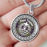 Taylor Tartan Gold Circle Necklace,Gold Necklace,Gold Necklace For Women,Necklaces Jewelry For Women,Silver Circle Necklace,Silver Necklace,Sterling Silver Necklace,Tartan Crest Circle Necklaces,tartan jewelry necklace,tartan necklaces,tartan plaid necklace