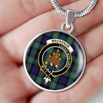 MacKenzie Clan Scotland Tartan Plaid Circle Pendant Necklace Jewelry Gift For Women,Gold Circle Necklace,Gold Necklace,Gold Necklace For Women,Necklaces Jewelry For Women,Silver Circle Necklace,Silver Necklace,Sterling Silver Necklace,Tartan Crest Circle Necklaces