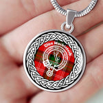 Mackintosh Tartan Gold Circle Necklace,Gold Necklace,Gold Necklace For Women,Necklaces Jewelry For Women,Silver Circle Necklace,Silver Necklace,Sterling Silver Necklace,Tartan Crest Circle Necklaces,tartan jewelry necklace,tartan necklaces,tartan plaid necklace