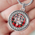 Macfarlane Tartan Gold Circle Necklace,Gold Necklace,Gold Necklace For Women,Necklaces Jewelry For Women,Silver Circle Necklace,Silver Necklace,Sterling Silver Necklace,Tartan Crest Circle Necklaces,tartan jewelry necklace,tartan necklaces,tartan plaid necklace
