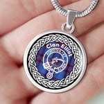 Eliiot Tartan Gold Circle Necklace,Gold Necklace,Gold Necklace For Women,Necklaces Jewelry For Women,Silver Circle Necklace,Silver Necklace,Sterling Silver Necklace,Tartan Crest Circle Necklaces,tartan jewelry necklace,tartan necklaces,tartan plaid necklace