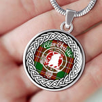 Christie Tartan Gold Circle Necklace,Gold Necklace,Gold Necklace For Women,Necklaces Jewelry For Women,Silver Circle Necklace,Silver Necklace,Sterling Silver Necklace,Tartan Crest Circle Necklaces,tartan jewelry necklace,tartan necklaces,tartan plaid necklace