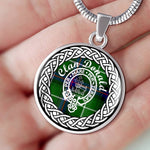 Donald Tartan Gold Circle Necklace,Gold Necklace,Gold Necklace For Women,Necklaces Jewelry For Women,Silver Circle Necklace,Silver Necklace,Sterling Silver Necklace,Tartan Crest Circle Necklaces,tartan jewelry necklace,tartan necklaces,tartan plaid necklace