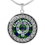 Lamont Tartan Gold Circle Necklace,Gold Necklace,Gold Necklace For Women,Necklaces Jewelry For Women,Silver Circle Necklace,Silver Necklace,Sterling Silver Necklace,Tartan Crest Circle Necklaces,tartan jewelry necklace,tartan necklaces,tartan plaid necklace