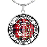 Ogiluy Tartan Gold Circle Necklace,Gold Necklace,Gold Necklace For Women,Necklaces Jewelry For Women,Silver Circle Necklace,Silver Necklace,Sterling Silver Necklace,Tartan Crest Circle Necklaces,tartan jewelry necklace,tartan necklaces,tartan plaid necklace