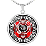 Cunningham Tartan Gold Circle Necklace,Gold Necklace,Gold Necklace For Women,Necklaces Jewelry For Women,Silver Circle Necklace,Silver Necklace,Sterling Silver Necklace,Tartan Crest Circle Necklaces,tartan jewelry necklace,tartan necklaces,tartan plaid necklace