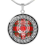 MacBeth Tartan Gold Circle Necklace,Gold Necklace,Gold Necklace For Women,Necklaces Jewelry For Women,Silver Circle Necklace,Silver Necklace,Sterling Silver Necklace,Tartan Crest Circle Necklaces,tartan jewelry necklace,tartan necklaces,tartan plaid necklace