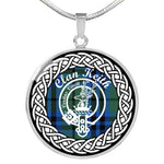 Keith Tartan Gold Circle Necklace,Gold Necklace,Gold Necklace For Women,Necklaces Jewelry For Women,Silver Circle Necklace,Silver Necklace,Sterling Silver Necklace,Tartan Crest Circle Necklaces,tartan jewelry necklace,tartan necklaces,tartan plaid necklace