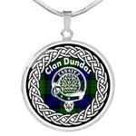 Dundas Tartan Gold Circle Necklace,Gold Necklace,Gold Necklace For Women,Necklaces Jewelry For Women,Silver Circle Necklace,Silver Necklace,Sterling Silver Necklace,Tartan Crest Circle Necklaces,tartan jewelry necklace,tartan necklaces,tartan plaid necklace