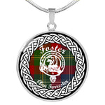 Foster Tartan Gold Circle Necklace,Gold Necklace,Gold Necklace For Women,Necklaces Jewelry For Women,Silver Circle Necklace,Silver Necklace,Sterling Silver Necklace,Tartan Crest Circle Necklaces,tartan jewelry necklace,tartan necklaces,tartan plaid necklace