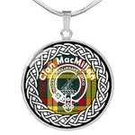 MacMillan Tartan Gold Circle Necklace,Gold Necklace,Gold Necklace For Women,Necklaces Jewelry For Women,Silver Circle Necklace,Silver Necklace,Sterling Silver Necklace,Tartan Crest Circle Necklaces,tartan jewelry necklace,tartan necklaces,tartan plaid necklace