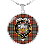 MacLachlan Weathered Clan Scotland Tartan Plaid Circle Pendant Necklace Jewelry Gift For Women,Gold Circle Necklace,Gold Necklace,Gold Necklace For Women,Necklaces Jewelry For Women,Silver Circle Necklace,Silver Necklace,Sterling Silver Necklace,Tartan Crest Circle Necklaces