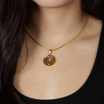 Lennox Tartan Gold Circle Necklace,Gold Necklace,Gold Necklace For Women,Necklaces Jewelry For Women,Silver Circle Necklace,Silver Necklace,Sterling Silver Necklace,Tartan Crest Circle Necklaces,tartan jewelry necklace,tartan necklaces,tartan plaid necklace