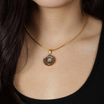 MacLachlan Weathered Clan Scotland Tartan Plaid Circle Pendant Necklace Jewelry Gift For Women,Gold Circle Necklace,Gold Necklace,Gold Necklace For Women,Necklaces Jewelry For Women,Silver Circle Necklace,Silver Necklace,Sterling Silver Necklace,Tartan Crest Circle Necklaces