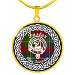 Foster Tartan Gold Circle Necklace,Gold Necklace,Gold Necklace For Women,Necklaces Jewelry For Women,Silver Circle Necklace,Silver Necklace,Sterling Silver Necklace,Tartan Crest Circle Necklaces,tartan jewelry necklace,tartan necklaces,tartan plaid necklace