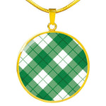Bias Plaid Clan Scotland Tartan Plaid Circle Pendant Necklace Jewelry Gift For Women,Gold Circle Necklace,Gold Necklace,Gold Necklace For Women,Necklaces Jewelry For Women,Silver Circle Necklace,Silver Necklace,Sterling Silver Necklace,Tartan Crest Circle Necklaces