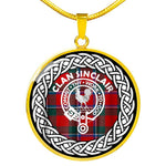 Sinclair Tartan Gold Circle Necklace,Gold Necklace,Gold Necklace For Women,Necklaces Jewelry For Women,Silver Circle Necklace,Silver Necklace,Sterling Silver Necklace,Tartan Crest Circle Necklaces,tartan jewelry necklace,tartan necklaces,tartan plaid necklace