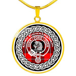 Cunningham Tartan Gold Circle Necklace,Gold Necklace,Gold Necklace For Women,Necklaces Jewelry For Women,Silver Circle Necklace,Silver Necklace,Sterling Silver Necklace,Tartan Crest Circle Necklaces,tartan jewelry necklace,tartan necklaces,tartan plaid necklace