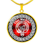 Maclver Tartan Gold Circle Necklace,Gold Necklace,Gold Necklace For Women,Necklaces Jewelry For Women,Silver Circle Necklace,Silver Necklace,Sterling Silver Necklace,Tartan Crest Circle Necklaces,tartan jewelry necklace,tartan necklaces,tartan plaid necklace