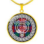 Lindsay Tartan Gold Circle Necklace,Gold Necklace,Gold Necklace For Women,Necklaces Jewelry For Women,Silver Circle Necklace,Silver Necklace,Sterling Silver Necklace,Tartan Crest Circle Necklaces,tartan jewelry necklace,tartan necklaces,tartan plaid necklace