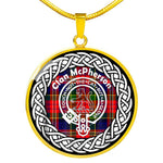 McPherson Tartan Gold Circle Necklace,Gold Necklace,Gold Necklace For Women,Necklaces Jewelry For Women,Silver Circle Necklace,Silver Necklace,Sterling Silver Necklace,Tartan Crest Circle Necklaces,tartan jewelry necklace,tartan necklaces,tartan plaid necklace