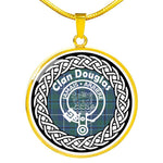 Douglas Tartan Gold Circle Necklace,Gold Necklace,Gold Necklace For Women,Necklaces Jewelry For Women,Silver Circle Necklace,Silver Necklace,Sterling Silver Necklace,Tartan Crest Circle Necklaces,tartan jewelry necklace,tartan necklaces,tartan plaid necklace