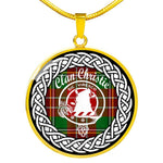 Christie Tartan Gold Circle Necklace,Gold Necklace,Gold Necklace For Women,Necklaces Jewelry For Women,Silver Circle Necklace,Silver Necklace,Sterling Silver Necklace,Tartan Crest Circle Necklaces,tartan jewelry necklace,tartan necklaces,tartan plaid necklace