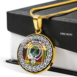 MacMillan Crest Tartan Crest Circle Necklaces, Necklaces Jewelry For Women, Gold Circle Necklace, Silver Circle Necklace, Gold Necklace, Silver Necklace, Gold Necklace For Women, Custom Necklace, Sterling Silver Necklace