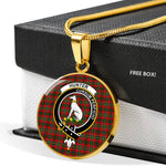 Hunter USA Clan Scotland Tartan Plaid Circle Pendant Necklace Jewelry Gift For Women,Gold Circle Necklace,Gold Necklace,Gold Necklace For Women,Necklaces Jewelry For Women,Silver Circle Necklace,Silver Necklace,Sterling Silver Necklace,Tartan Crest Circle Necklaces