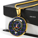 Guthrie Modern Clan Scotland Tartan Plaid Circle Pendant Necklace Jewelry Gift For Women,Gold Circle Necklace,Gold Necklace,Gold Necklace For Women,Necklaces Jewelry For Women,Silver Circle Necklace,Silver Necklace,Sterling Silver Necklace,Tartan Crest Circle Necklaces