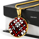 Home Clan Scotland Tartan Plaid Circle Pendant Necklace Jewelry Gift For Women,Gold Circle Necklace,Gold Necklace,Gold Necklace For Women,Necklaces Jewelry For Women,Silver Circle Necklace,Silver Necklace,Sterling Silver Necklace,Tartan Crest Circle Necklaces